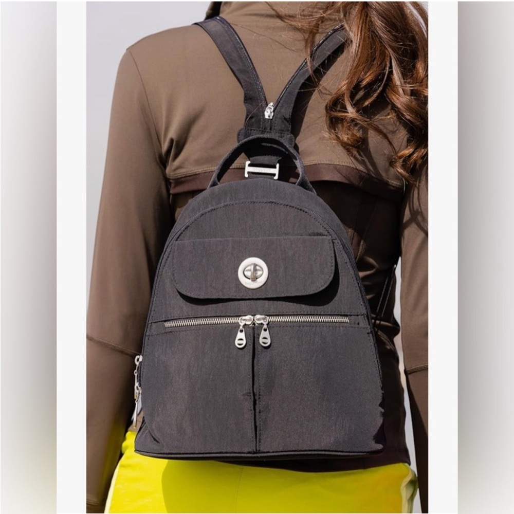 Baggallini Naples Convertible Backpack - Travel Sling Crossbody